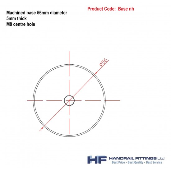 Base Centre Hole Only