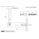 Modena Grande Handrail Bracket