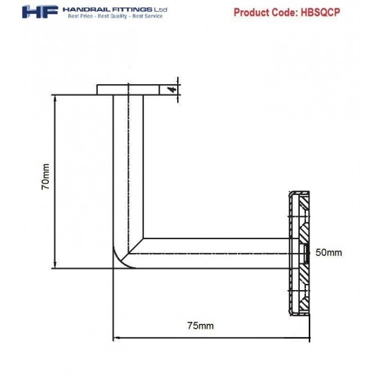 Quadro Handrail Bracket